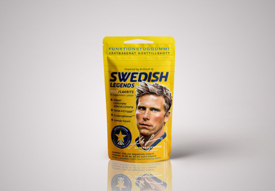Swedish Legends 4-pack Limited Edition (Innehåller 40st 2,5 gr tuggummin)