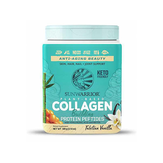 Sunwarrior Collagen Building Protein Peptides Vanilj, 500 g