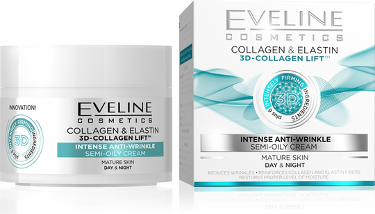 Eveline 3D-Collagen Lift Intense Anti-Wrinkle Day&Night Cream