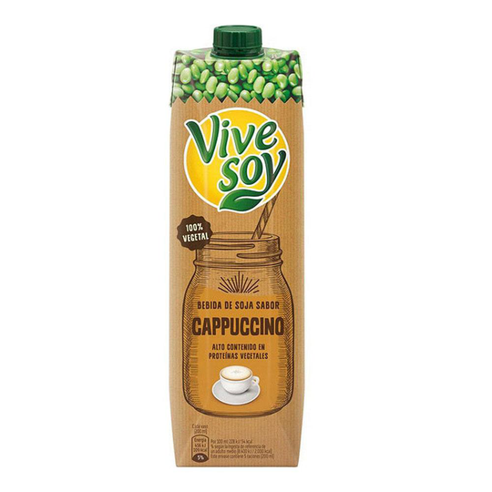 Växtbaserad Dryck Vivesoy Cappuccino Soja (1 L)