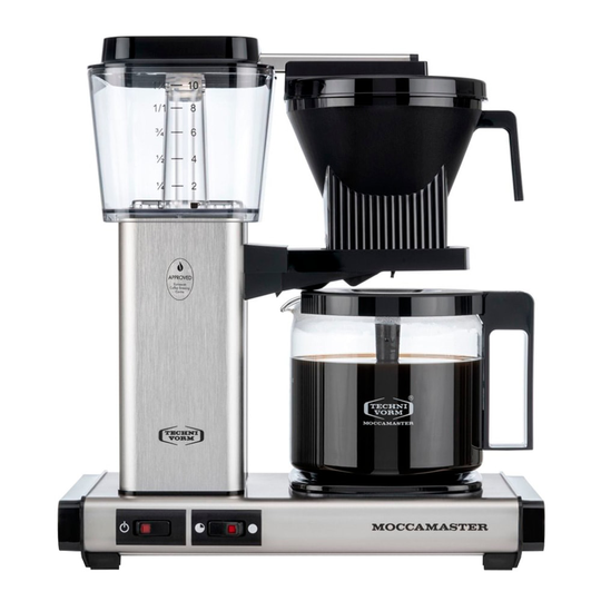 Moccamaster Bryggare Automatic Brushed Silver