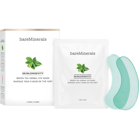 Skinlongevity Green Tea Herbal Eye Mask, 6 pcs bareMinerals Ögon