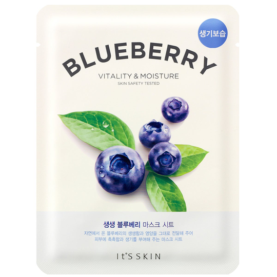 The Fresh Blueberry Sheet Mask, It'S SKIN K-Beauty