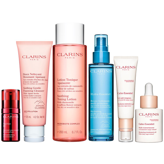 Pennys Skincare Routine, Clarins Set / Boxar