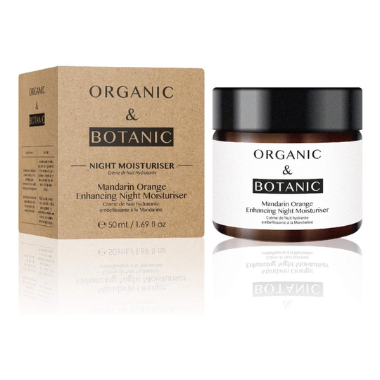 Nattkräm Organic & Botanic Fuktgivande Tangerine (50 ml)