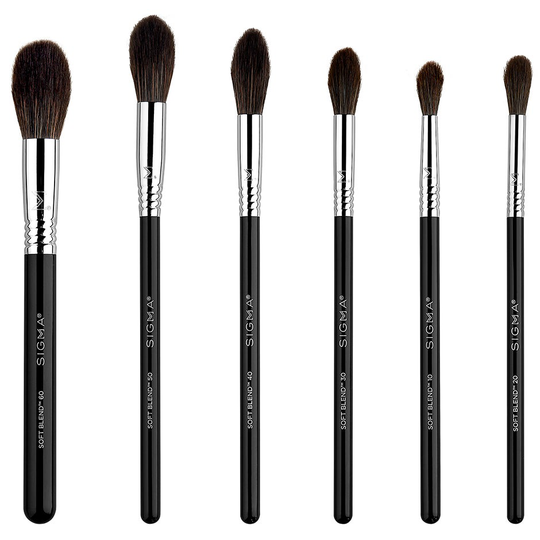 Soft Blend Brush Set, Sigma Beauty Borstar & Penslar
