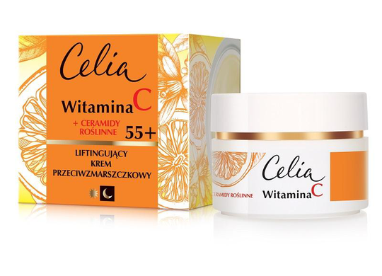 Celia Vitamin C 55+ Lifting anti-wrinkle cream for day and night 50ml