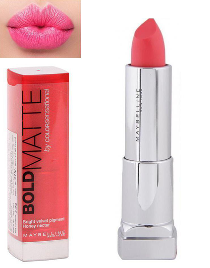 Maybelline Color Sensational BOLD Matte Lipstick-Mat 1 Coral Red