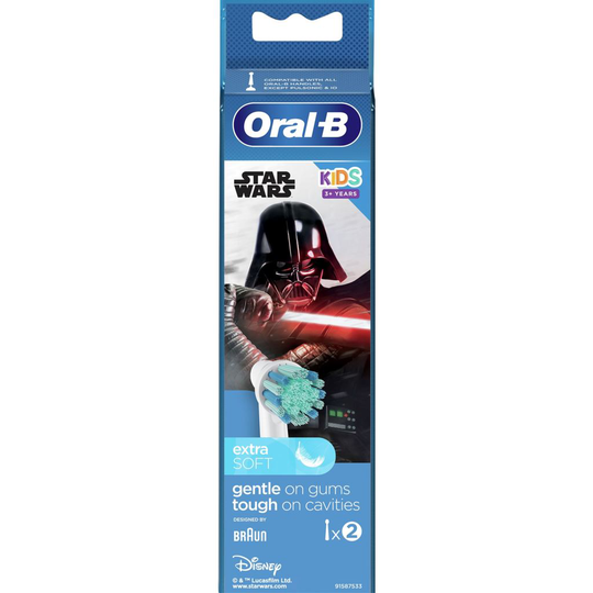 Oral-B Kids STAR WARS Extra Soft Tandborsthuvud 2 st