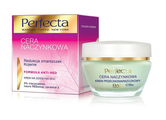 Perfecta capillaries Skin Cream-Wrinkle Alleviation reduction at day and night 50ml