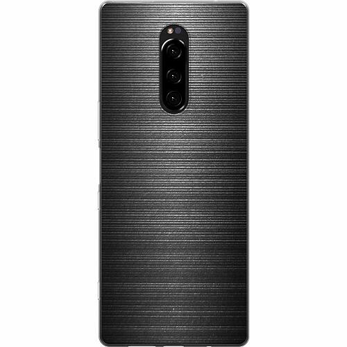Sony Xperia 1 Mjukt skal - Brushed Metal