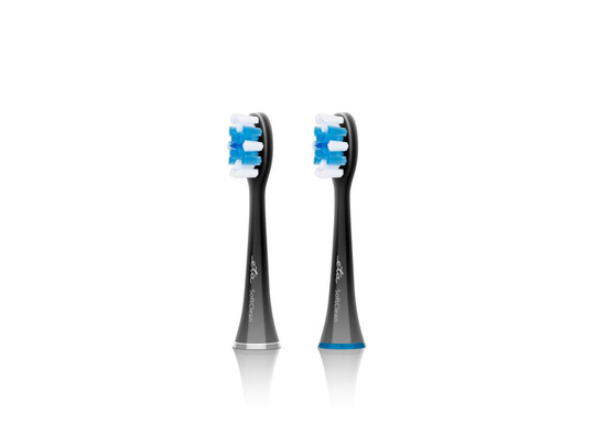 ETA Toothbrush replacement SoftClean ETA070790600 Heads, For adults, Number of brush heads included 2, Black