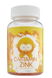Monkids C-vitamin + zink 60 st