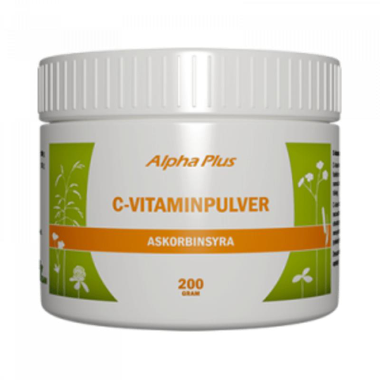 C-Vitamin pulver 200 gram Alpha Plus