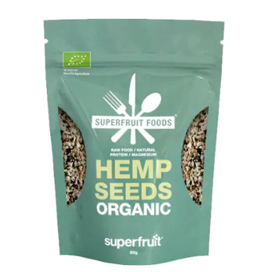 Superfruit Foods Hemp Seeds Organic 80g