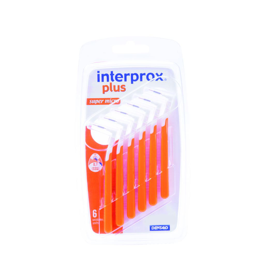 Interprox Vinkel Plus Super Micro Mellanrumsborste Orange 0,5 mm 6 st