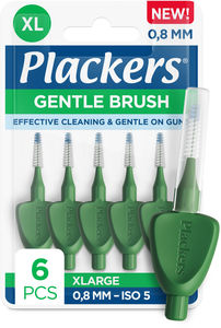 Plackers Gentle Brush 0,8 mm 6 St