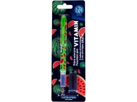 Astra Vitamin fountain pen + ASTRA cartridges