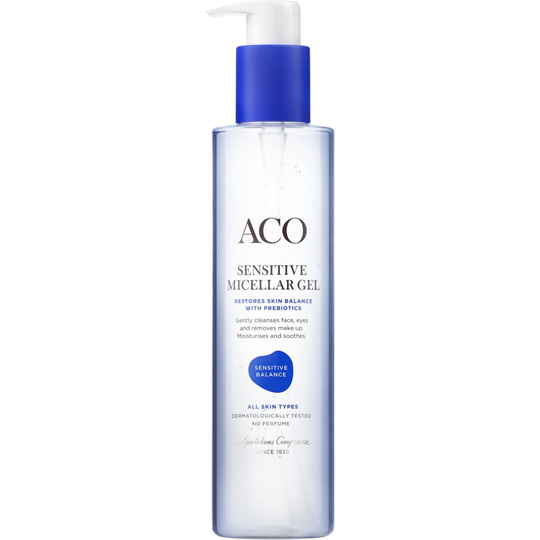 ACO Face Sensitive Balance Micellar Cleansing Gel Ansiktsrengöring 200 ml