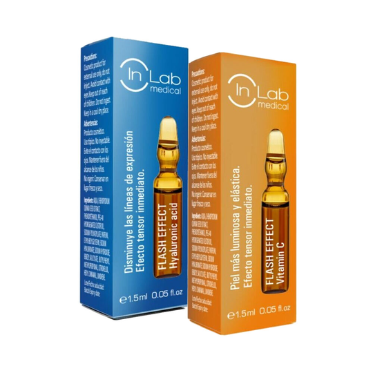 Ampuller Inlab Flash Effect Duo Hyaluronsyra C-vitamin (2 x 1,5 ml)