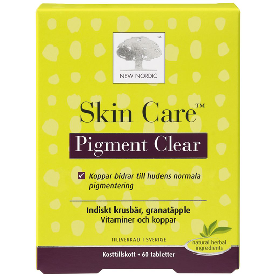 Skin Care pigment clear kosttillskott 60 st