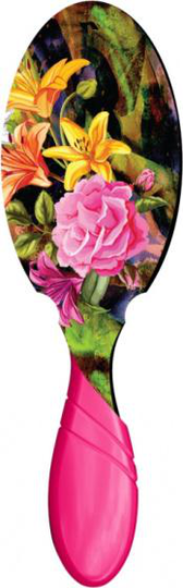 borste Pro Hyper Floral dam 22,8 cm rosa/svart