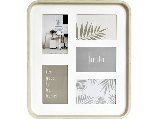 Nuotrauku remelis Nielsen Design Nielsen Collage 5 Passepartout 5 Photos Wood oak/baltas 8999401