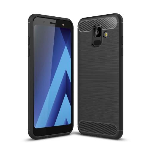 Brushed MobilSkal till Samsung Galaxy A6 (2018) - Svart