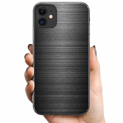 iPhone 11 TPU Mobilskal Brushed Metal