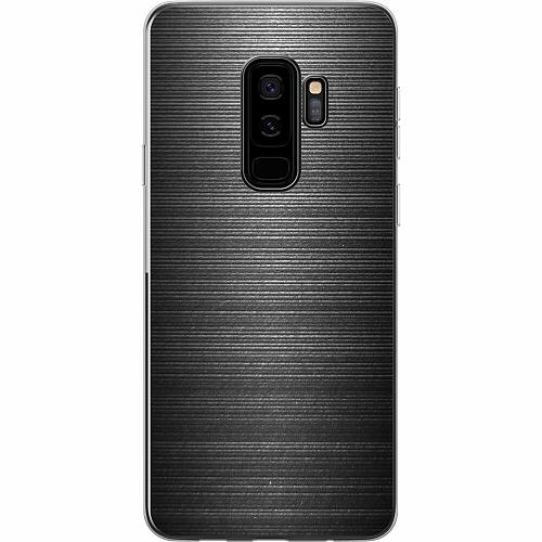 Samsung Galaxy S9+ Genomskinligt Skal Brushed Metal