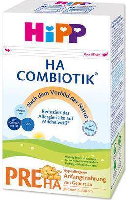 Hipp Combiotik HA PRE - Hypoallergenic starting milk from birth, 600g