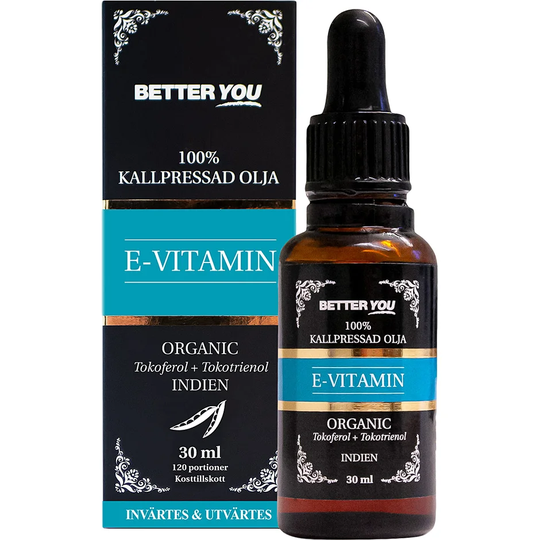 E-vitaminolja EKO Kallpressad, 30 ml Better You Kroppsolja