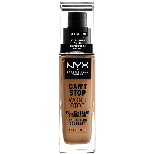 NYX PROFESSIONAL MAKEUP Can't Stop Won't Stop Foundation Neutral tan