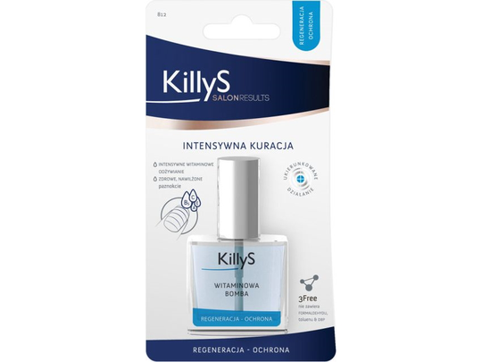 Killy`s KILLY'S_Salon Results Vitamin Booster vitamin bomb intensive treatment conditioner for weakened and broken nails 10ml