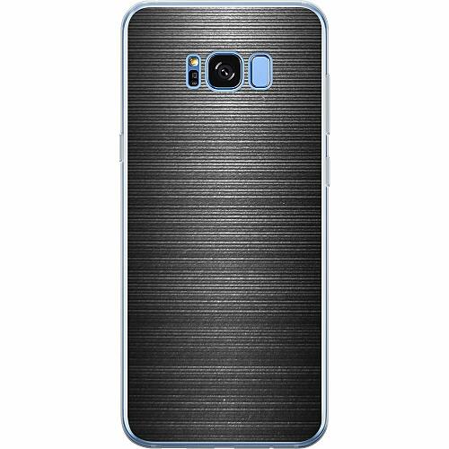 Samsung Galaxy S8+ Genomskinligt Skal Brushed Metal