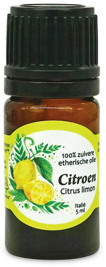 eterisk olja Citron 5 ml vegansk transparent