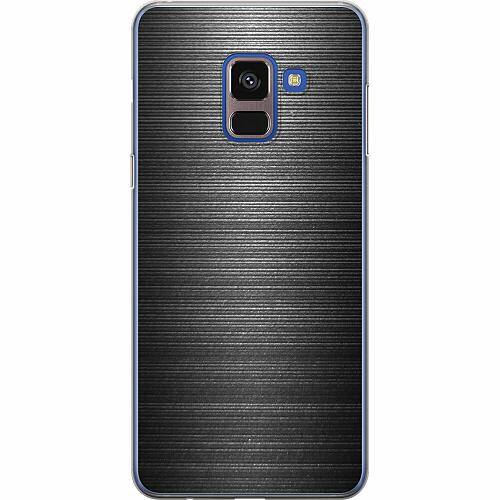 Samsung Galaxy A8 2018 Mjukt skal - Brushed Metal