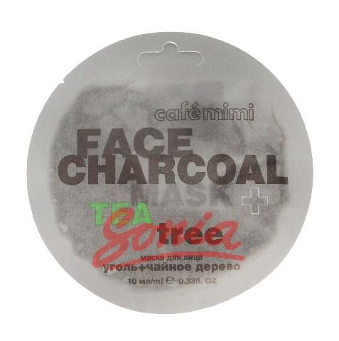 Mimi Cafe ansiktsmask Face Charcoal Bamboo Charcoal & Tea Tree 10ml