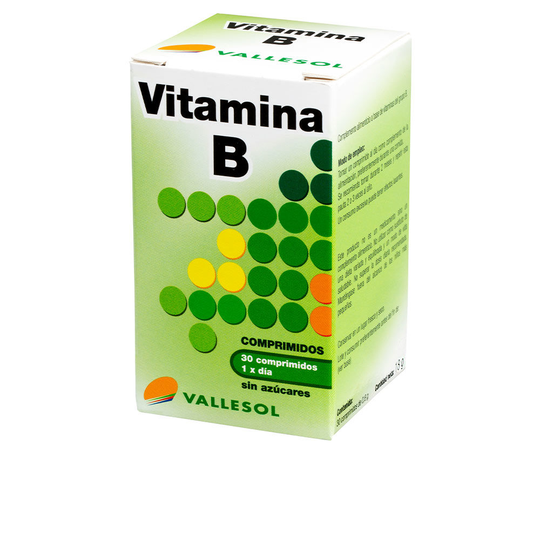 Kosttillskott Vallesol 8424657740058 B-vitamin (30 uds)