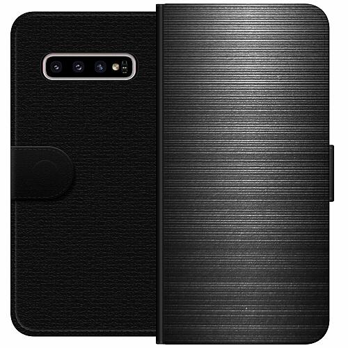 Samsung Galaxy S10 Plånboksfodral Brushed Metal