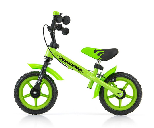 Milly Mally Dragon Bike race with brake green