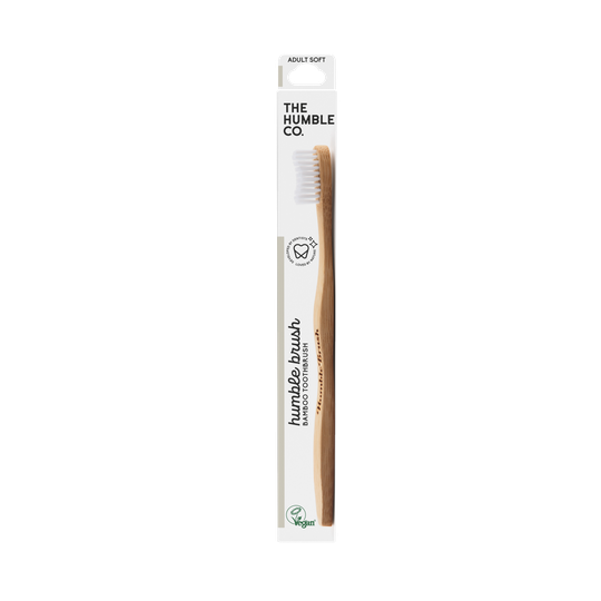 Humble Brush Bambu Tandborste Vuxen Vit