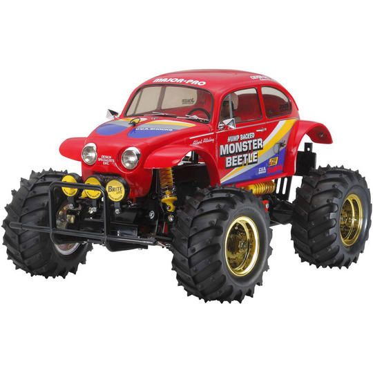 Tamiya Monster Beetle Borst motor 1:10 RC modellbil Elektrisk Monstertruck Bakhjulsdrift (2WD) Byggsats