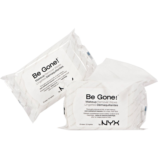 Be Gone Makeup Remover Wipes, NYX Professional Makeup Remover