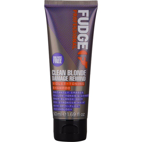 Fudge Clean Blonde Damage Rewind Violet-Toning Shampoo, 50 ml Fudge Silverschampo