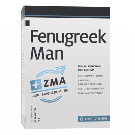 Fenugreek Man + ZMA, 60 tabs, Prestationshöjare