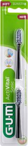 Gum Activital sonic refill svart 2 st