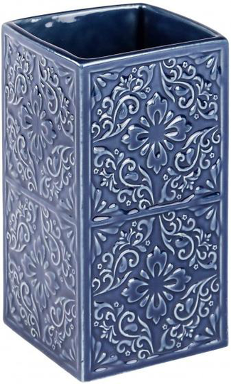 badrumsbägare Cordoba 6,5 x 12 cm keramisk blå