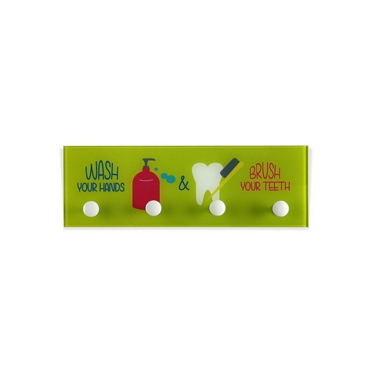 Kapphängare Wash & Brush Glas Pop (3 x 12 x 36 cm)