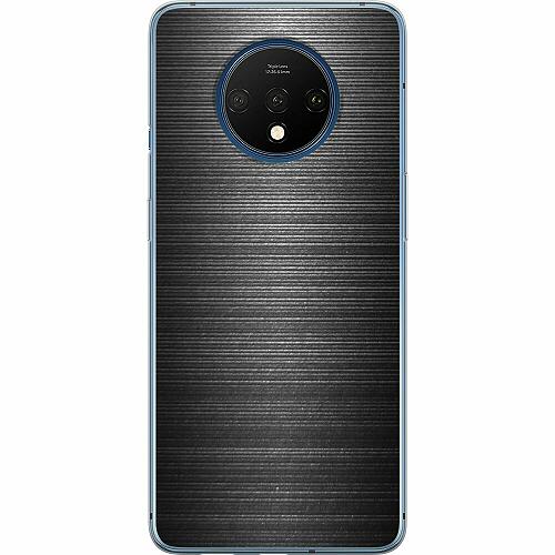 OnePlus 7T Genomskinligt Skal Brushed Metal